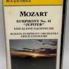 Mozart Jupiter Symphony No 41 & Nachtmusik Cassette Boston Symphony 1964