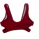 Blooming Jelly Red Bikini Top Small