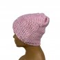 Reebok Women's Pink Knit Beanie Rams Logo One Size Fits All 100% Acrylic