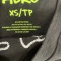 Aero 1987 Womens XS Black Graphic Tee Cotton Blend Slim Fit Casual Shirt