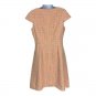 J.Crew Womens Eyelet Cap Sleeve Dress Pink 6 Fit & Flare Nylon Cotton Lined