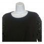 Elie Tahari Womens Black Bell Sleeve Dress US Size 10 Laser Cut Details Chic