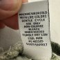 Vanilla Star Striped Linen Blend Fringe Trim Shorts Size S Green & White