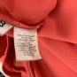 Ann Taylor Loft Womens Coral Short Sleeve Blouse XS Relaxed Fit Lightweight