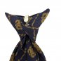 Beau Brummell Snapper T.M. Navy & Gold Geometric Floral Necktie