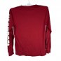 Deadpool Maroon Long Sleeve Shirt Comics Riding Unicorn Graphic Size LG