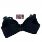 Vanity Fair Radiant Collection T-Shirt Underwire Bra 42D Full Coverage Black