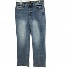 Fashion Nova Women’s Denim Jeans Size 13 Straight Fit Mid Wash Blue