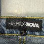 Fashion Nova Women&acirc;��s Denim Jeans Size 13 Straight Fit Mid Wash Blue