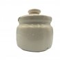 Vintage Ceramic Sugar Bowl Hand-Painted Strawberries Pattern Cream Lid Retro