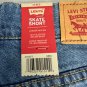Levis Skate Shorts Girls Size 14 Blue Denim Patchwork Embroidered Loose Fit