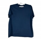 George Mens Navy Blue Crew Neck T Shirt 2XL Recycled Polyester Cotton Blend