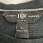 Joseph Abboud Slim Fit Black Crew Neck T Shirt XL Cotton Casual Pocket
