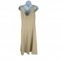 Evan-Picone Beige Ruffled Jacket & Sleeveless Dress Set Size 6 Polyester Womens