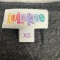 LuLaRoe Gray Heathered Midi Dress With Elbow-Length Sleeves Size XS