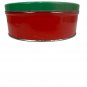 Vintage Santa Claus Christmas Tin With Green Lid