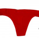 BeMe Invisibles Womens Red Thong XS Seamless Lightweight Soft Comfort Stretch