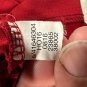 Greg Norman Mens Red Polo Shirt Play DRY Solid M Black Collar Golf Activewear