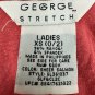 George Ladies Stretch Sheer Salmon Top XS (0/2)