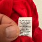 Red V-Neck 3/4 Sleeve Top XL 55% Polyester 40% Rayon 5% Spandex