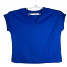 Shein Womens Blue Loose-Fit V-Neck Blouse XL EU 44 US 12 Casual Lightweight Top Shein Womens Blue Loose-Fit V-Neck Blouse XL EU 44 US 12 Casual Lightweight Top