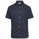 Ben Sherman Men's Gingham-Print Short-Sleeve Shirt - Red - Size S