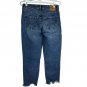 Denizen From Levis Boyfriend Jeans Womens Size 2 W26 Distressed Dark Wash Denim