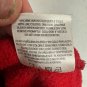 Basic Editions Red Full Zip Fleece Jacket XL Embroidered Snowflakes Stars