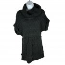 Nine West Jeans Black Cable Knit Sweater Dress Size M