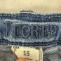 Decree Womens Slim Bootcut Jeans Size 15 Blue Denim