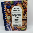 Vintage Sharing Our Best Ladies Ministries Cookbook Spiral Bound