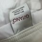 Gitano Womens Cuffed Capris White Size 14 Cotton Blend Button Accent Pants