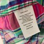 Talbots Womens Plaid Button-Up Shirt M Multi-Color Long Sleeve Cotton Casual Top