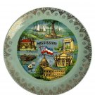 Mississippi Souvenir Plate The Magnolia State Scenic Views Porcelain 7.25" Vinta Mississippi Souvenir Plate The Magnolia State Scenic Views Porcelain 7.25" Vinta