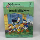 Mickeys Young Readers Library Vol. 2 Donalds Big News Hardcover Book