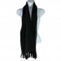 Ladies Berkshire Black Fringed Scarf Polyester Soft Warm Winter Accessory