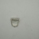 Gold-Tone Glasses Brooch Pin With Rhinestone Accents For Women