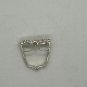 Gold-Tone Glasses Brooch Pin With Rhinestone Accents For Women