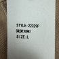 Blue B Collection Flared Khaki Jeans With Rhinestone Fringe Pockets Size L