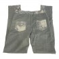 Womens S/M Gray Floral & Leopard Print Jeans By GM