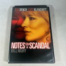 Notes On A Scandal DVD Judi Dench Cate Blanchett 2006 Drama Psychological