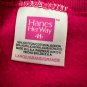 Hanes Her Way Women's Pink Crewneck Sweatshirt Size L