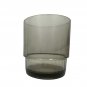 Tupperware Smoke Gray Plastic Stacking Cup Durable Vintage Kitchenware Drinkware