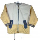 East West Sportive Womens Size Small Casual Hooded Jacket Colorblock Zip