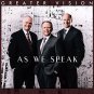 As We Speak Greater Vision CD album 2015 Signed