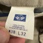 Dockers Pleated Khaki Pants Mens W38 L32 Classic Fit Cotton Beige Casual Office