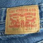 Levis 505 Mens Straight Leg Jeans W32 L34 Denim Blue