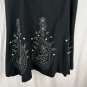 Ann Taylor Loft Petites Black & White Embroidered A-Line Skirt Size 10P