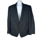 Lauren Ralph Lauren Mens Gray Plaid Wool Blend Suit Jacket Blazer 46R