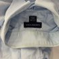 Lands End Mens Traditional Fit Button-Down Shirt Size 17-33 Blue Check Cotton